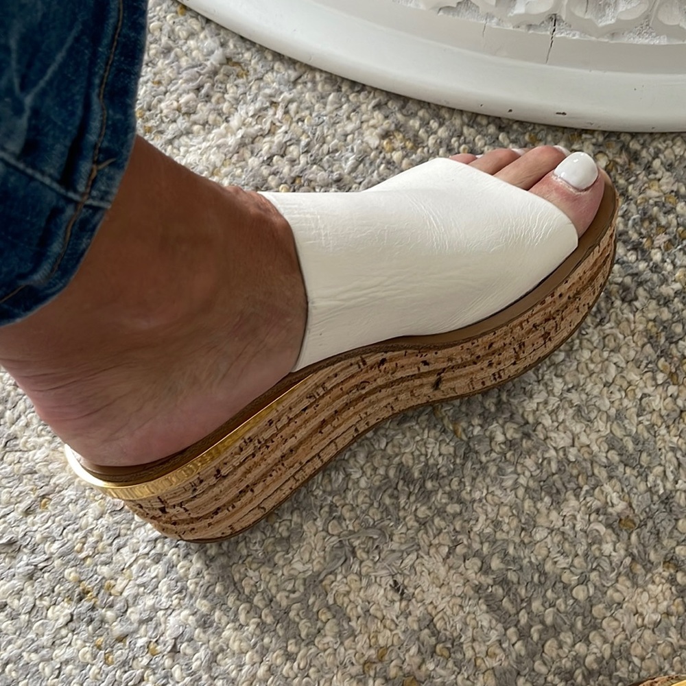 White Chloe slides